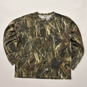 Red Head Camo Camouflage Long Sleeve T Shirt